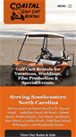 Mobile Screenshot of coastalgolfcartrentals.com